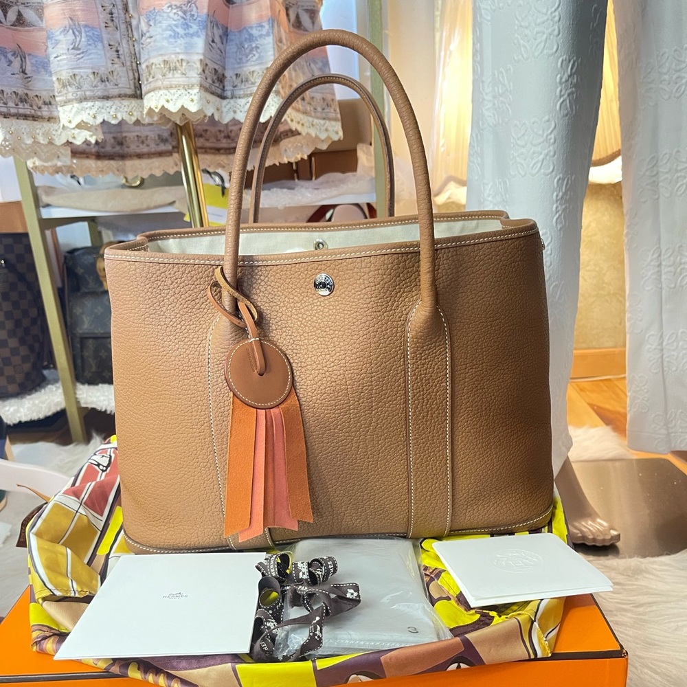 Hermes Gardene Tote 36 MM Gold